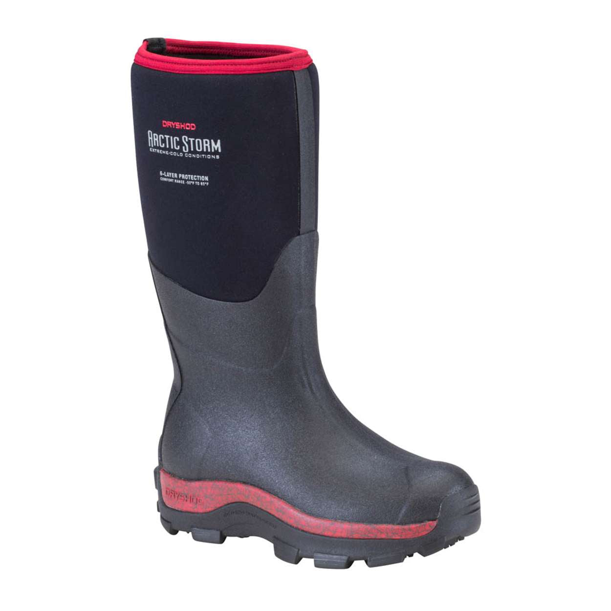 Women's Arctic Storm High Black/Cranberry