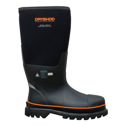 Unisex Steel-Toe CSA High Black/Orange