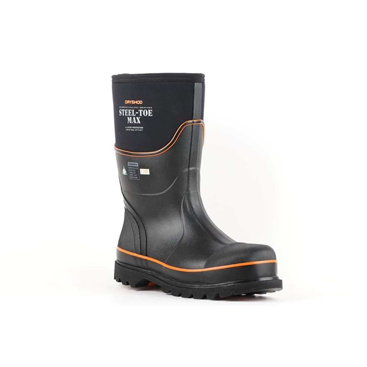 Unisex Steel-Toe Max Mid CSA Black/Orange