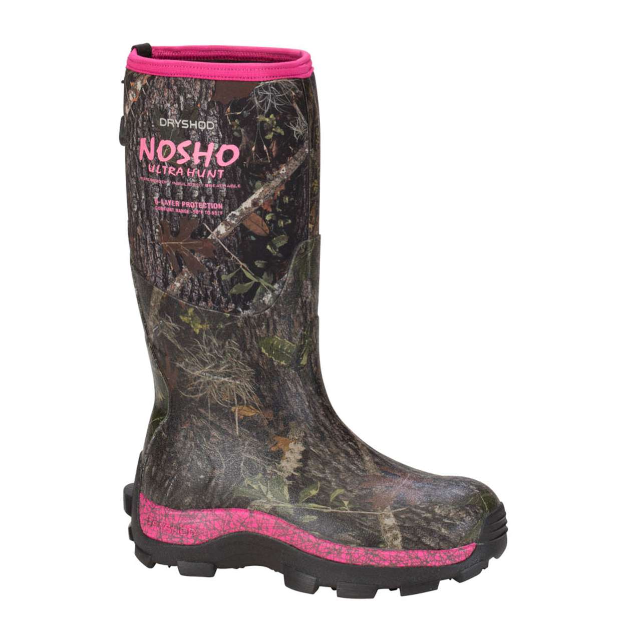 Women's NoSho Ultra Hunt High Camo/Pink