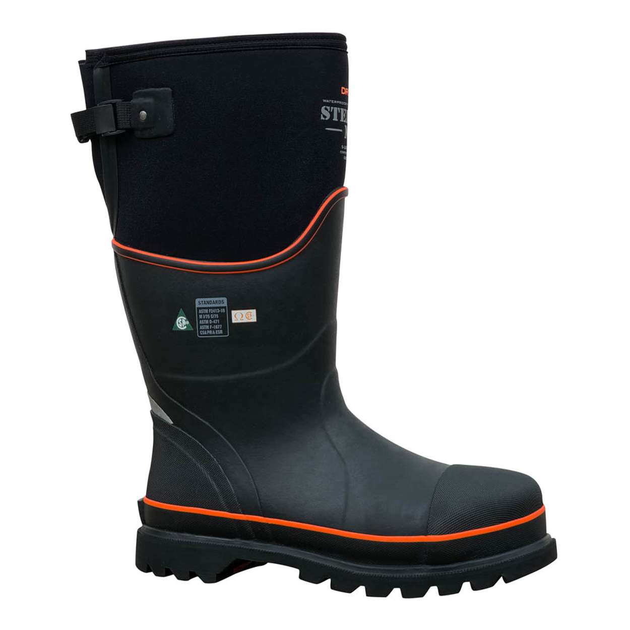 Unisex Steel-Toe Max Gusset CSA High Black/Orange