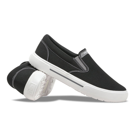 Fishooz Men's Sunbrella® Slip-On Black/White
