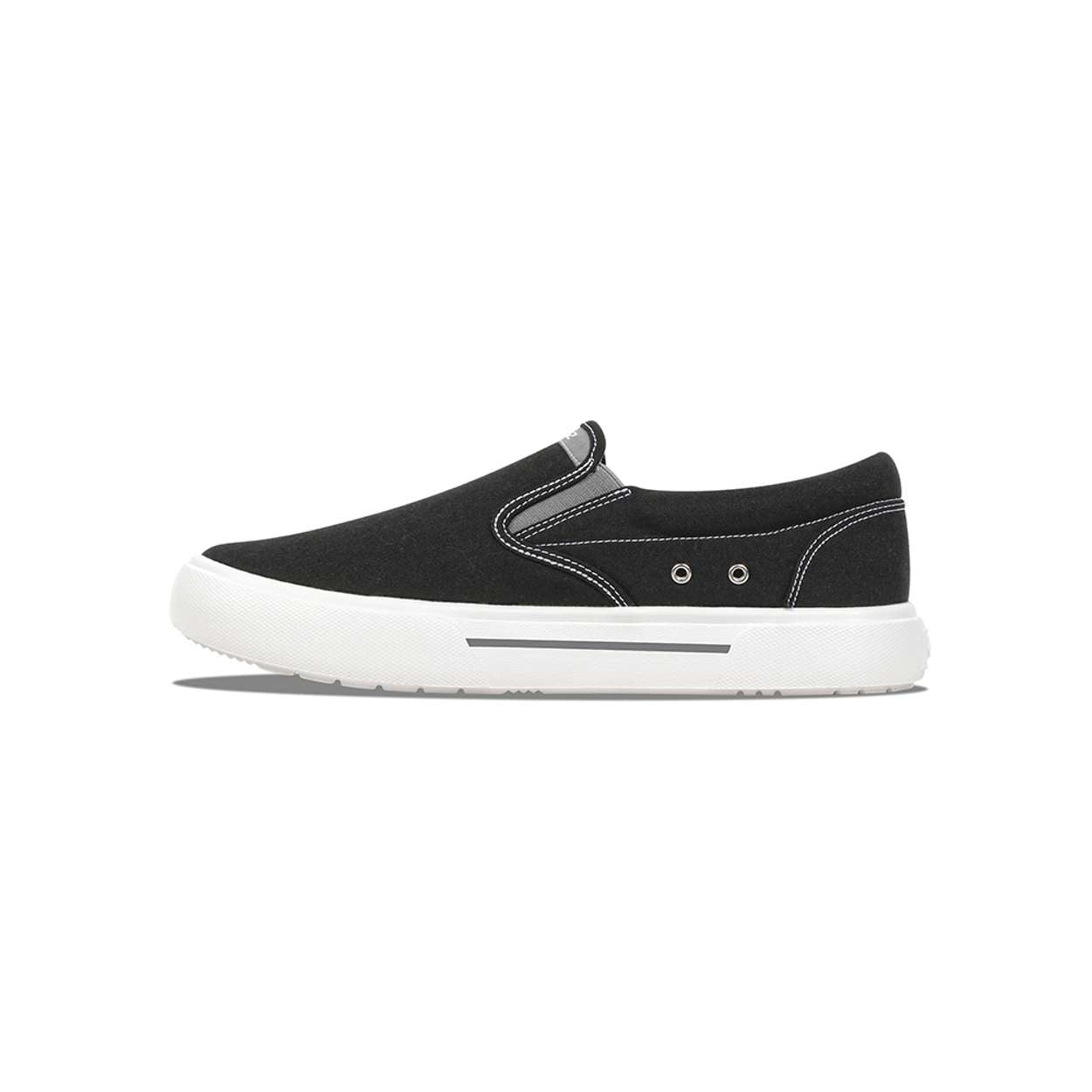 Fishooz Men's Sunbrella® Slip-On Black/White