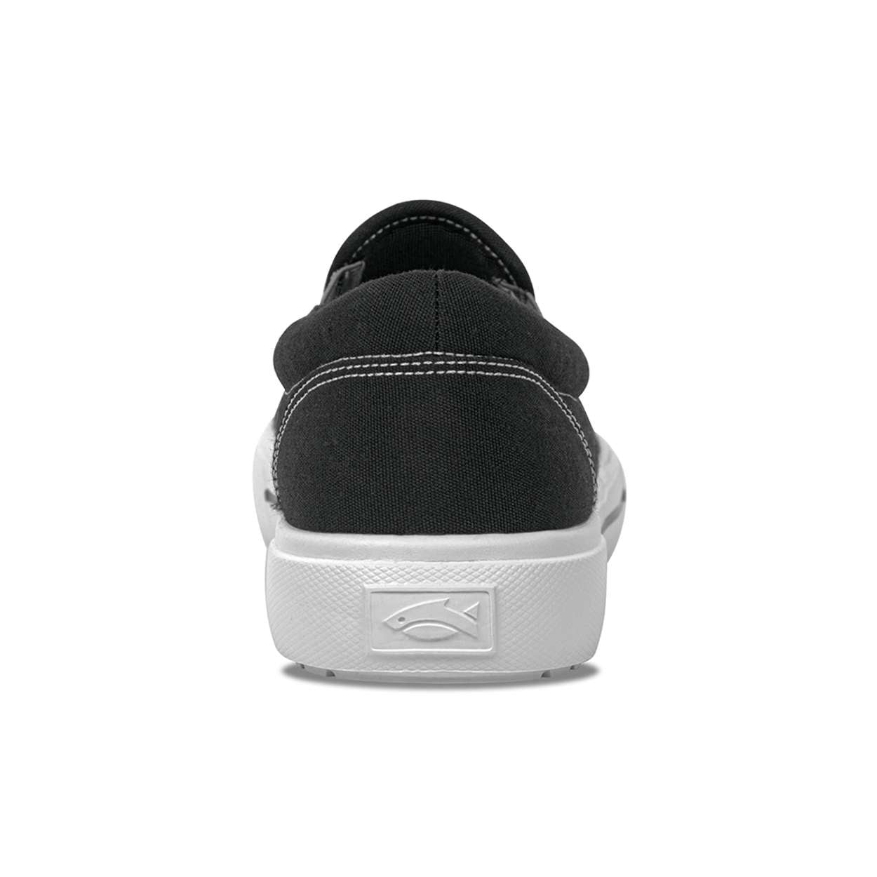 Fishooz Men's Sunbrella® Slip-On Black/White