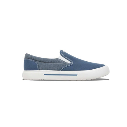 Fishooz Men's Sunbrella® Slip-On Denim/White