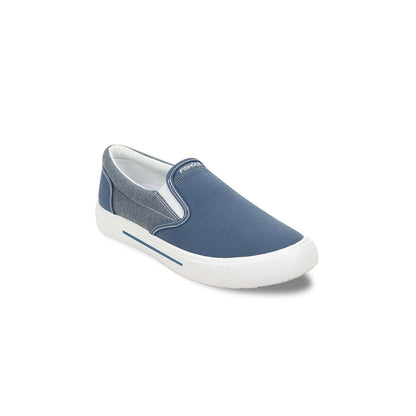 Fishooz Men's Sunbrella® Slip-On Denim/White