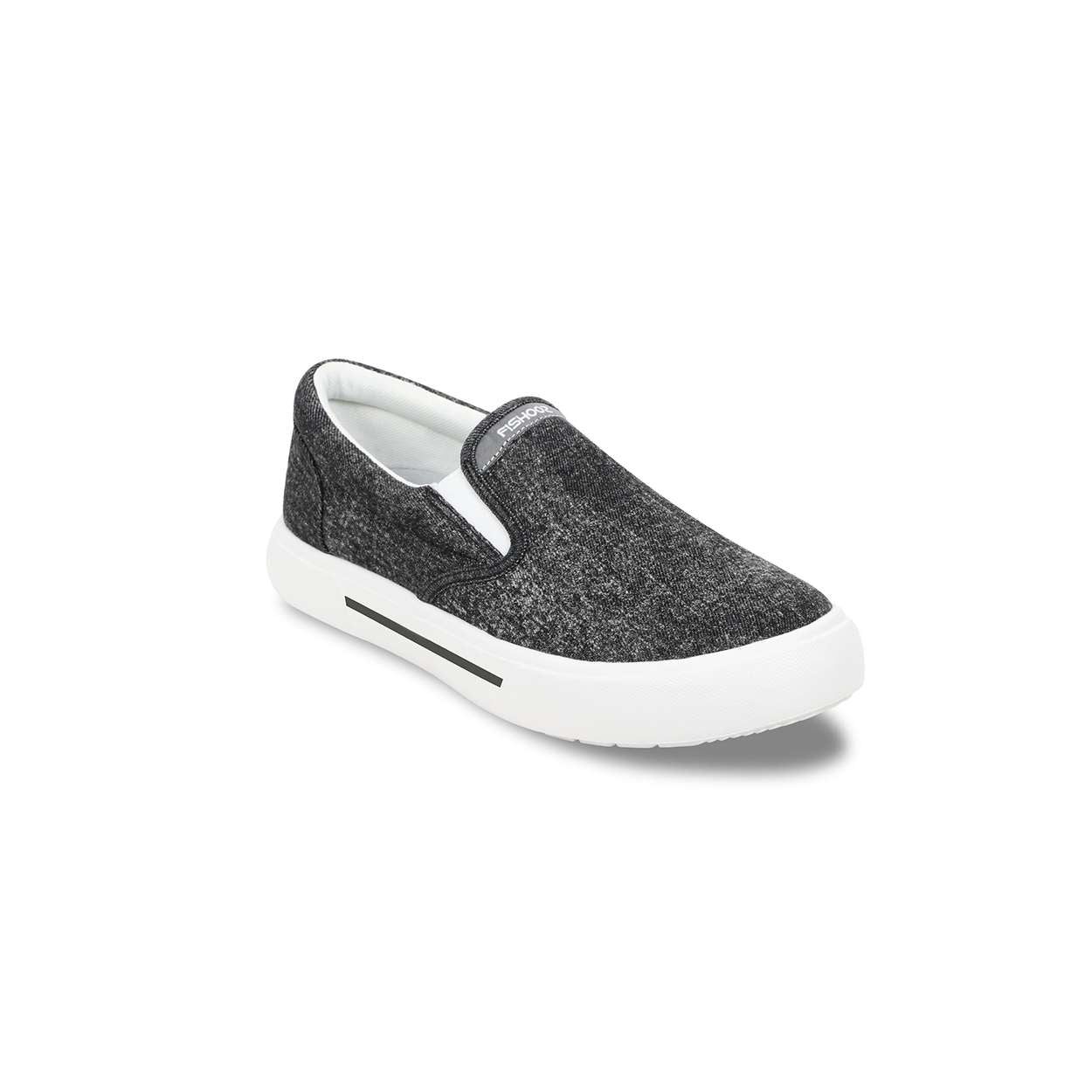 Fishooz Men's Sunwashed Slip-On Black/White