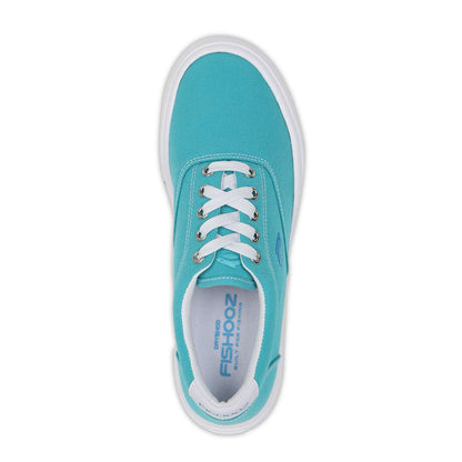 Fishooz Women's Sunbrella® Lace Teal/White